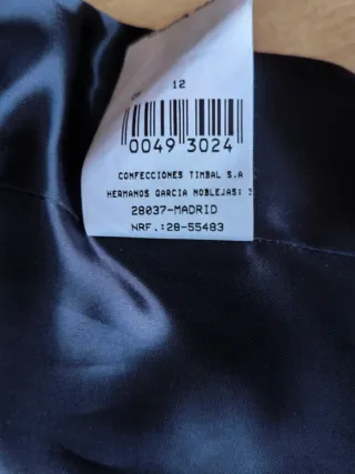 Abrigo Artein Lana y Mohair Negro