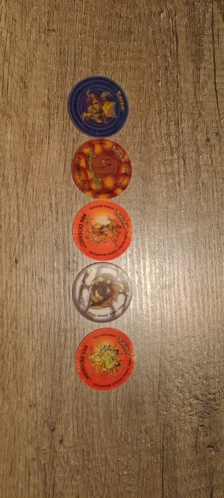 Tazos Pokémon holograficos