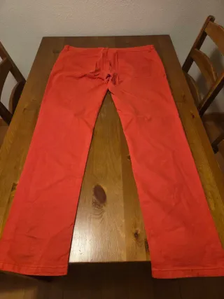 Pantalón Bruno Leoni Rojo Talla 32