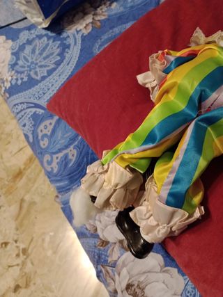 Pagliaccio vintage con carillon funzionante