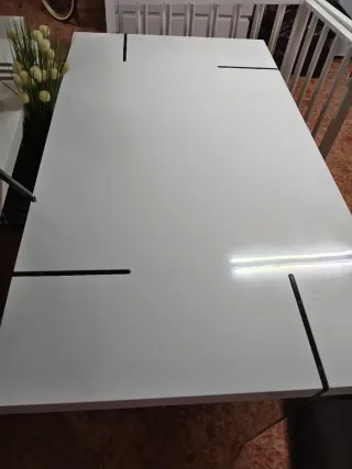 Mesa de salón moderna cristal
