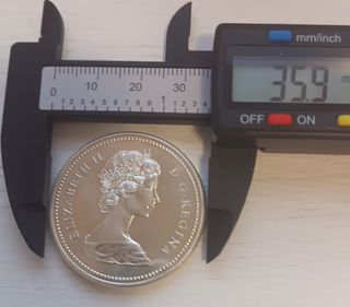 2 Monedas Canadá Reina Isabel II Plata (5)