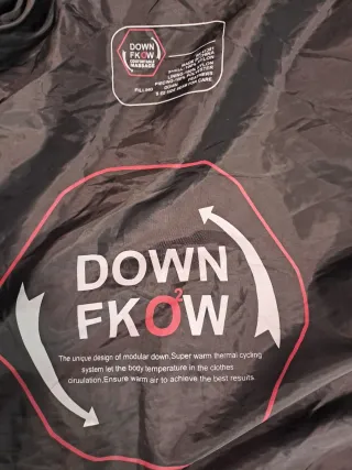 Chaqueta Parka Plumas Negra Talla 3XL - Nueva