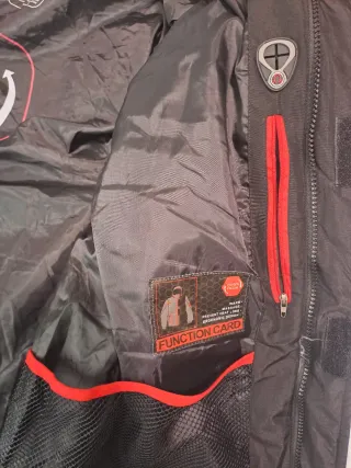 Chaqueta Parka Plumas Negra Talla 3XL - Nueva