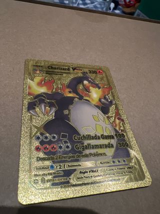Carta Pokémon Charizard VMAX Dorada SV107/SV122