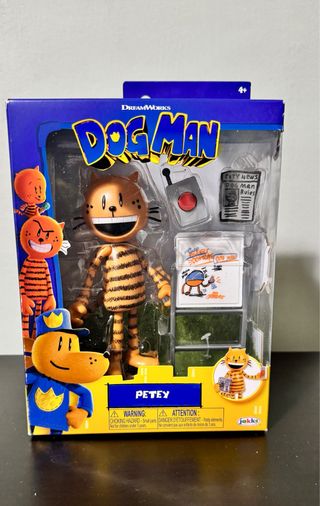 Action Figure Petey Dog Man Dreamworks Jakks