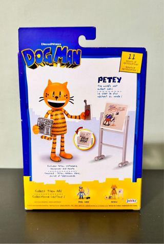 Action Figure Petey Dog Man Dreamworks Jakks