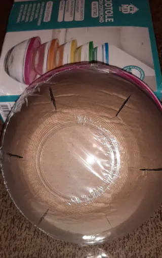 Set 5 Ciotole Vetro MD Casa Coperchi Morbidi