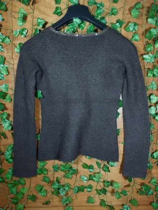 Liu Jo maglione marrone scollo a V