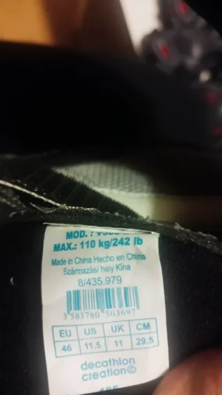 Patines Decathlon Talla 46 + Protecciones + Bolsa