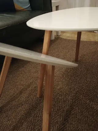 Coppia tavolini design Scandivano