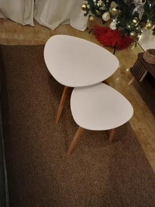 Coppia tavolini design Scandivano