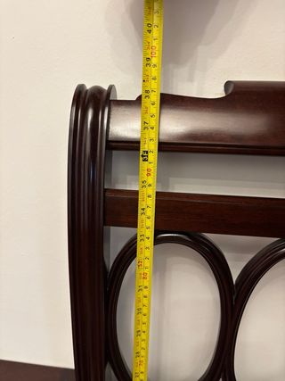 Cabecero de cama de madera