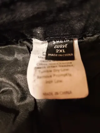 Shorts vaqueros Shein Curve negros rotos