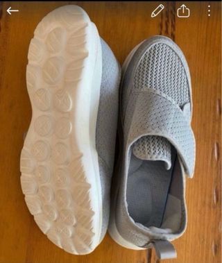 Calzado cómodo gris talla 39