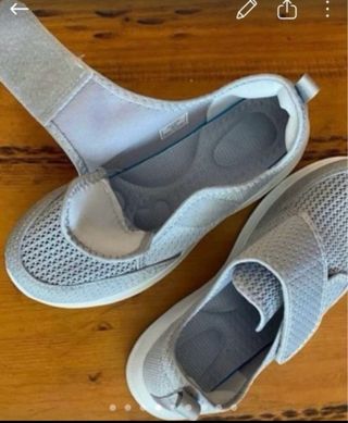 Calzado cómodo gris talla 39