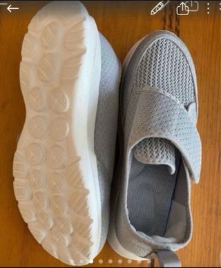 Calzado cómodo gris talla 39