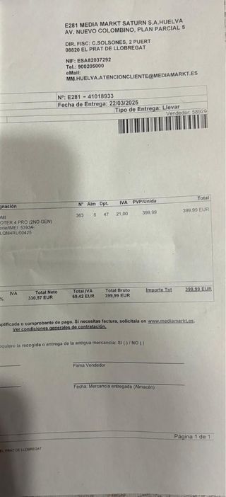 Patinete Eléctrico Xiaomi 4 Pro 2ª Gen