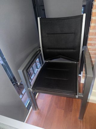 OFERTA” Mesa Terraza Aluminio/Cristal +6 Sillas