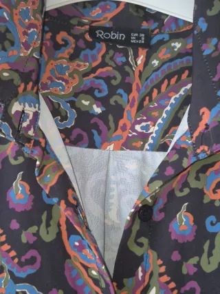 Vestido estampado paisley