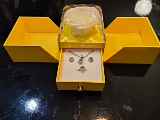 Rosa Eterna y Conjunto Joyas Plata