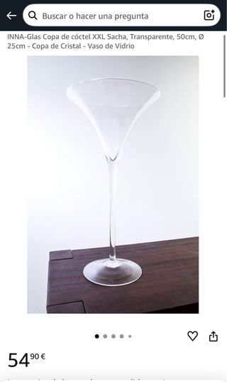 Copa Gigante Cristal 50cm - Decoración/Eventos