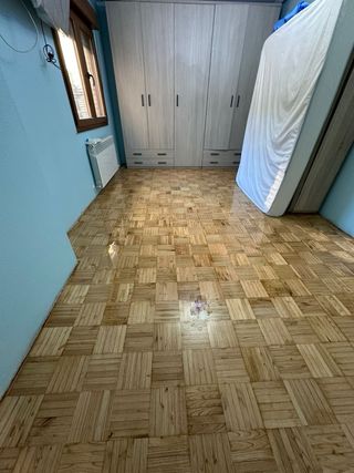 Parquet de madera acuchillado