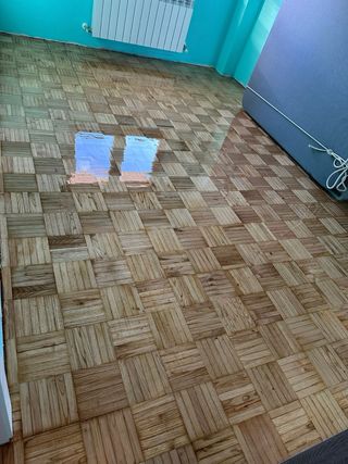 Parquet de madera acuchillado