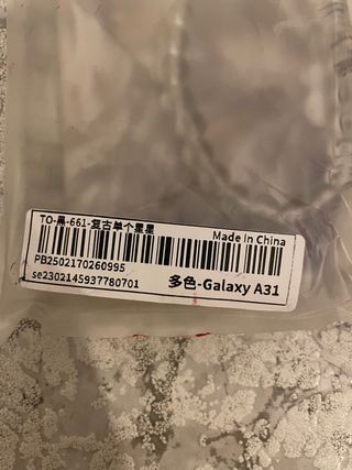 Funda para móvil galaxiA31