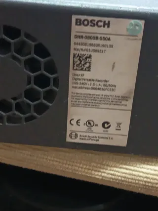 Grabador de cámaras de vigilancias Bosch