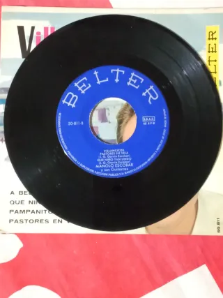 Disco Vinilo Villancicos Manolo Escobar Belter