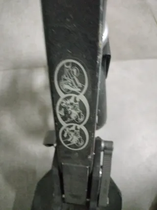 Patinete infantil azul y negro