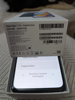 Xiaomi Redmi Note 11 Pro negro