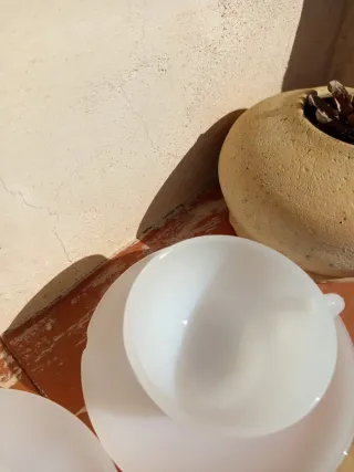 Tazas de café de vidrio años 60/70