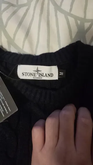 Jersey Stone Island Lana Azul