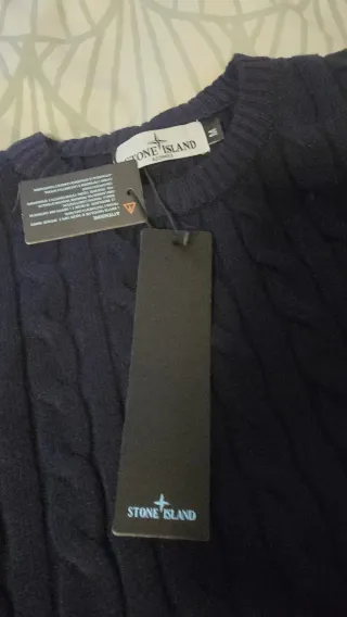 Jersey Stone Island Lana Azul