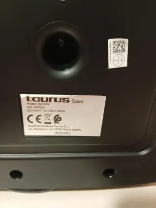 Cafetera Taurus Mercucio