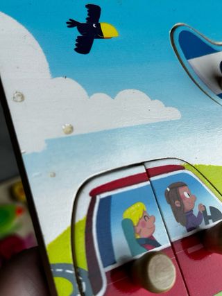 Pack 4 Puzzles Madera Goula