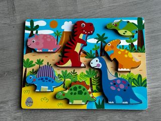 Pack 4 Puzzles Madera Goula