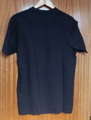 Camiseta Pull&Bear Negra Streetwear Los Angeles XS