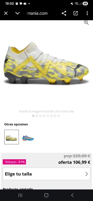 Botas de fútbol Puma Talla 44