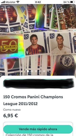 4 Lotes Cromos para Roque