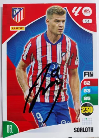 Cromos jugadores At.madrid firmados