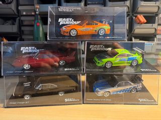 Coches Fast & Furious 1/32 (5 uds)