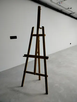 Caballete de madera para pintar