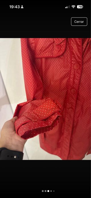 Chaqueta Roxy Roja Impermeable