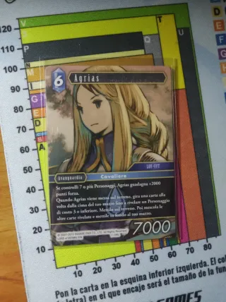 Carta Final Fantasy TCG Agrias (7-106L)