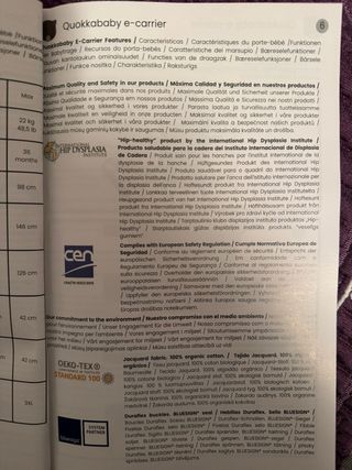 Mochila Portabebés Quokkababy E-Carrier Mesh