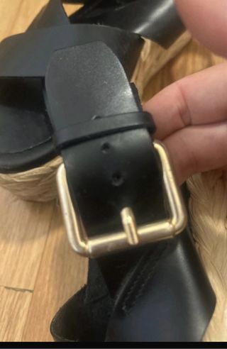 Sandalias Zara Plataforma Esparto