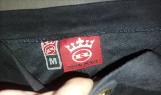 Pantalones campana Y2K negros Talla S